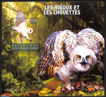 Central Africa 2015 Owls, Mint NH, Nature - Birds - Birds Of Prey - Owls - República Centroafricana