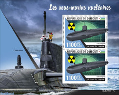 Djibouti 2022 Nuclear Submarines, Mint NH, Transport - Ships And Boats - Bateaux
