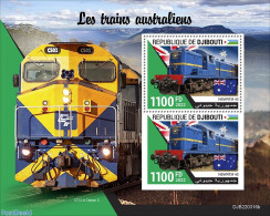 Djibouti 2022 Australien Trains, Mint NH, Transport - Railways - Trenes