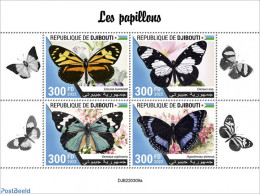 Djibouti 2022 Butterflies, Mint NH, Nature - Butterflies - Gibuti (1977-...)