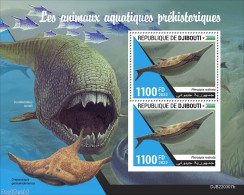 Djibouti 2022 Prehistoric Water Animals, Mint NH, Nature - Fish - Prehistoric Animals - Vissen