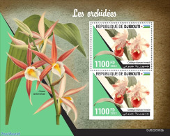 Djibouti 2022 Orchids, Mint NH, Nature - Flowers & Plants - Orchids - Dschibuti (1977-...)