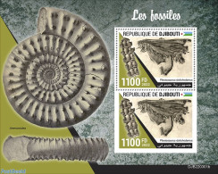 Djibouti 2022 Fossils, Mint NH, Nature - Prehistoric Animals - Prehistory - Préhistoriques