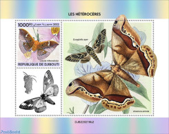 Djibouti 2022 Moths (Cricula Trifenestrata), Mint NH, Nature - Insects - Gibuti (1977-...)