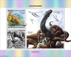 Djibouti 2022 Dinosaurs (Dilophosaurus Wetherilli), Mint NH, Nature - Prehistoric Animals - Prehistorics