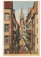 35   SAINT MALO  GRANDE RUE ET CLOCHER CATHEDRALE  1951 - Saint Malo