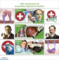 Djibouti 2022 100th Anniversary Of The First Insulin Injection, Mint NH, Health - Health - Red Cross - Croix-Rouge