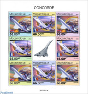 Mozambique 2022 Concorde, Mint NH, Transport - Concorde - Aircraft & Aviation - Concorde