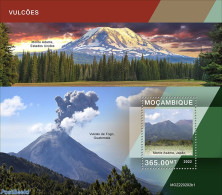 Mozambique 2022 Volcanoes, Mint NH, Nature - Sport - Mountains & Mountain Climbing - Escalada