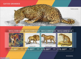 Mozambique 2022 Big Cats, Mint NH, Nature - Cat Family - Mozambique