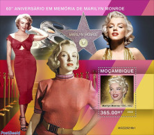 Mozambique 2022 60th Memorial Anniversary Of Marilyn Monroe, Mint NH, Performance Art - Marilyn Monroe - Mozambico