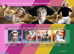 Mozambique 2022 60th Memorial Anniversary Of Marilyn Monroe, Mint NH, Performance Art - Marilyn Monroe - Mozambico