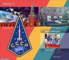 Mozambique 2022 Soyuz 11, Mint NH, Transport - Space Exploration - Mosambik