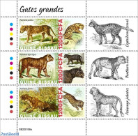 Guinea Bissau 2022 Big Cats, Mint NH, Nature - Cat Family - Guinée-Bissau