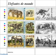 Guinea Bissau 2022 Elephants, Mint NH, Nature - Elephants - Guinée-Bissau