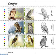 Guinea Bissau 2022 Owls, Mint NH, Nature - Owls - Guinée-Bissau
