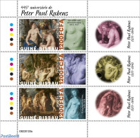 Guinea Bissau 2022 445th Anniversary Of Peter Paul Rubens, Mint NH, Art - Paintings - Rubens - Guinée-Bissau