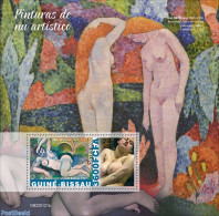 Guinea Bissau 2022 Nude Paintings, Mint NH, Art - Nude Paintings - Paintings - Guinée-Bissau
