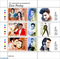 Guinea Bissau 2022 45th Memorial Anniversary Of Elvis Presley, Mint NH, Performance Art - Elvis Presley - Music - Elvis Presley