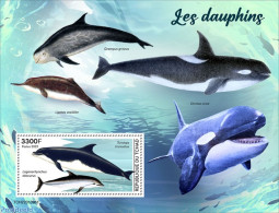 Chad 2022 Dolphins, Mint NH, Nature - Sea Mammals - Other & Unclassified