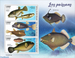 Chad 2022 Fishes, Mint NH, Nature - Fish - Autres & Non Classés