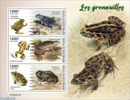 Chad 2022 Frogs, Mint NH, Nature - Frogs & Toads - Otros & Sin Clasificación