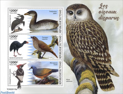 Chad 2022 Extinct Birds, Mint NH, Nature - Birds - Owls - Sonstige & Ohne Zuordnung