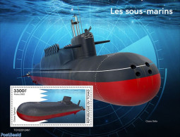 Chad 2022 Submarines, Mint NH, Transport - Ships And Boats - Other & Unclassified