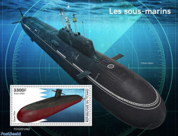 Chad 2022 Submarines, Mint NH, Transport - Ships And Boats - Otros & Sin Clasificación
