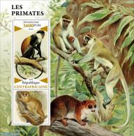 Central Africa 2022 Primates/ Monkeys, Mint NH, Nature - Monkeys - Repubblica Centroafricana