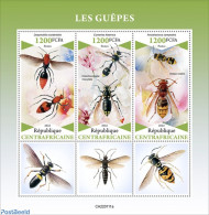 Central Africa 2022 Wasps, Mint NH, Nature - Insects - Repubblica Centroafricana