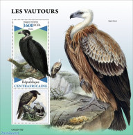 Central Africa 2022 Vultures, Mint NH, Nature - Birds - Birds Of Prey - República Centroafricana