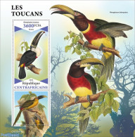 Central Africa 2022 Toucans, Mint NH, Nature - Birds - Toucans - Repubblica Centroafricana