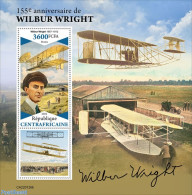 Central Africa 2022 155th Anniversary Of Wilbur Wright, Mint NH, Transport - Aircraft & Aviation - Flugzeuge
