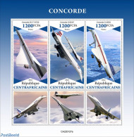 Central Africa 2022 Concorde, Mint NH, Transport - Concorde - Aircraft & Aviation - Concorde