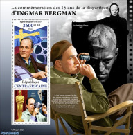 Central Africa 2022 15th Memorial Anniversary Of Ingmar Bergman, Mint NH, Performance Art - Movie Stars - Schauspieler