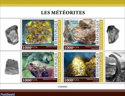 Central Africa 2022 Meteorites, Mint NH, History - Nature - Science - Geology - Prehistoric Animals - Meteorology - Pr.. - Prehistóricos