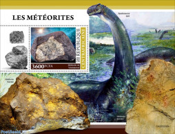 Central Africa 2022 Meteorites, Mint NH, History - Nature - Science - Geology - Prehistoric Animals - Meteorology - Pr.. - Préhistoriques