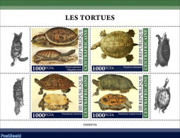 Central Africa 2022 Turtles, Mint NH, Nature - Turtles - República Centroafricana