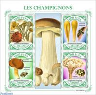 Central Africa 2022 Mushrooms, Mint NH, Nature - Mushrooms - Champignons