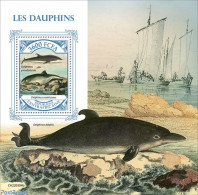 Central Africa 2022 Dolphins, Mint NH, Nature - Sea Mammals - Centrafricaine (République)