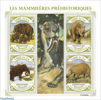 Central Africa 2022 Prehistoric Mammals, Mint NH, Nature - Prehistoric Animals - Prehistory - Prehistóricos