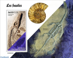 Central Africa 2022 Fossils, Mint NH, Nature - Prehistoric Animals - Prehistory - Préhistoriques