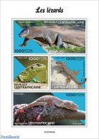 Central Africa 2022 Lizards, Mint NH, Nature - Animals (others & Mixed) - Zentralafrik. Republik