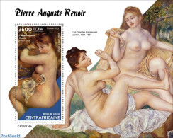 Central Africa 2022 Pierre Auguste Renoir, Mint NH, Art - Nude Paintings - Paintings - Centraal-Afrikaanse Republiek