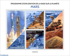 Central Africa 2022 NASA's Mars Exploration Program, Mint NH, Transport - Space Exploration - República Centroafricana