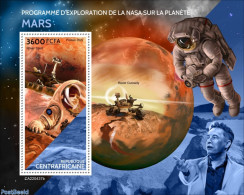 Central Africa 2022 NASA's Mars Exploration Program, Mint NH, Transport - Space Exploration - Zentralafrik. Republik