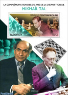 Central Africa 2022 30th Memorial Anniversary Of Mikhail Tal, Mint NH, Sport - Chess - Schaken