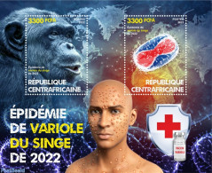 Central Africa 2022 2022 Monkeypox Outbreak, Mint NH, Health - Health - Centraal-Afrikaanse Republiek