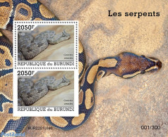 Burundi 2022 Snakes, Mint NH, Nature - Snakes - Autres & Non Classés